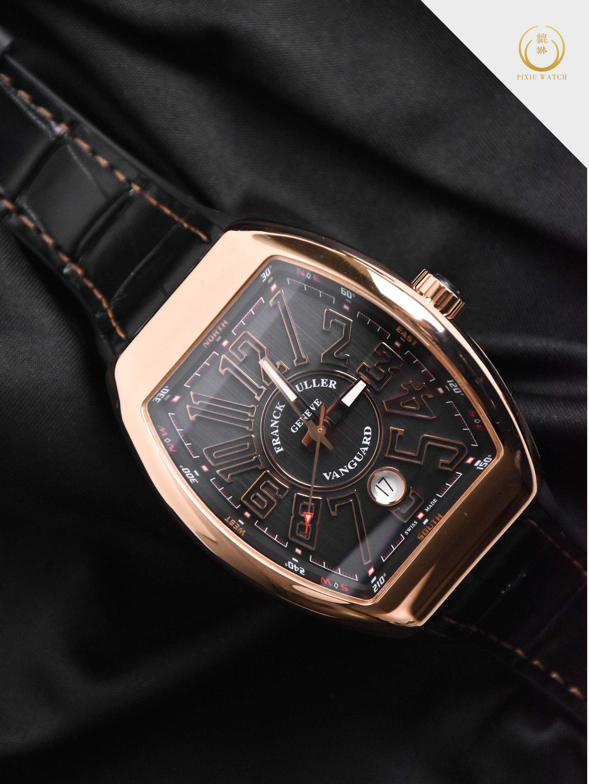 Franck Muller Vanguard 玫瑰金腕錶