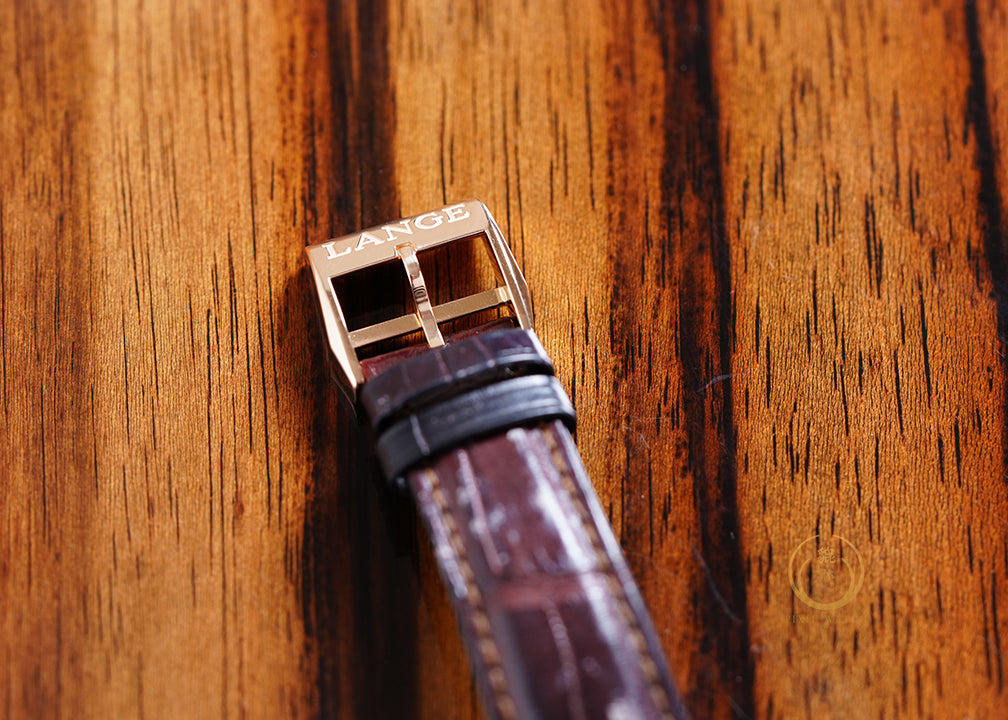A. Lange Saxonia Dual Time Pink Gold