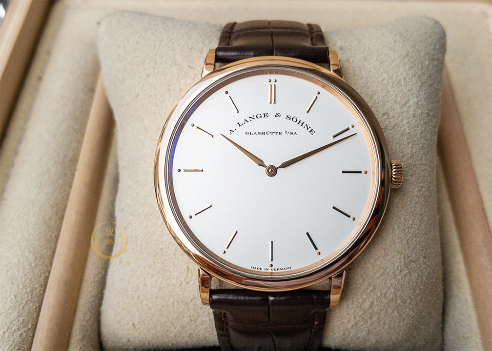 A. Lange Saxonia Thin Pink Gold