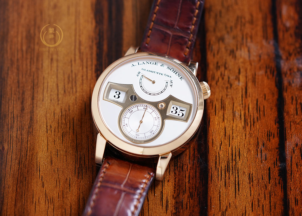 A. Lange & Sohne Zeitwerk Pink Gold