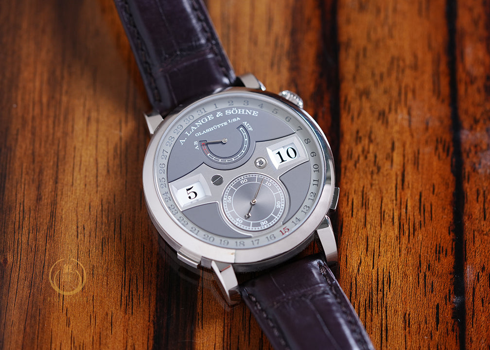 A. Lange Zeitwerk Date White Gold