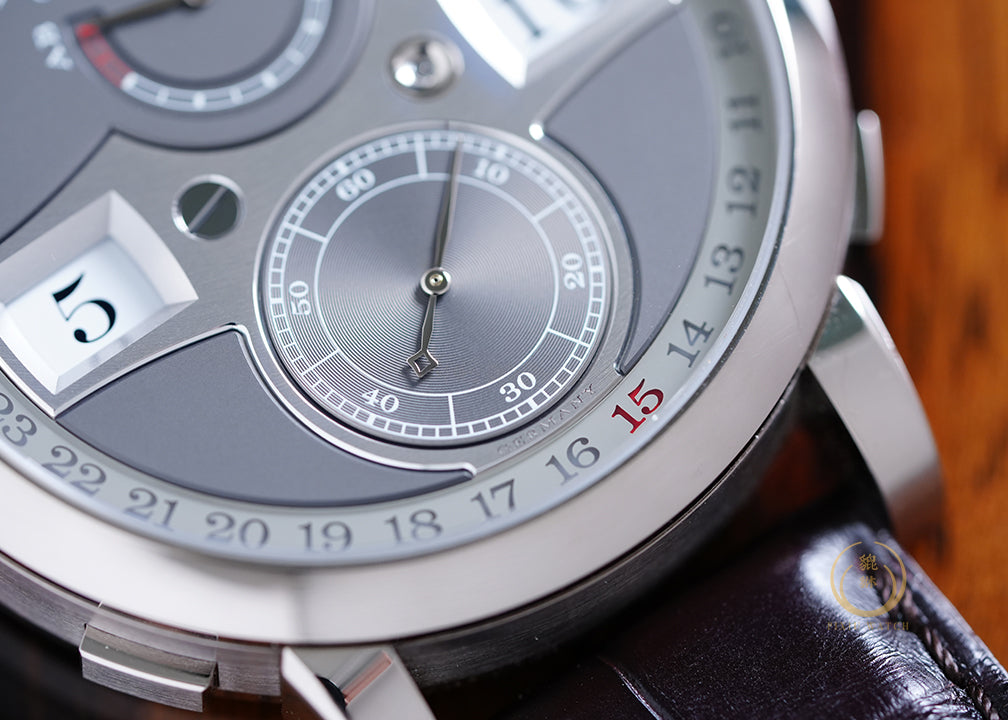 A. Lange Zeitwerk Date White Gold