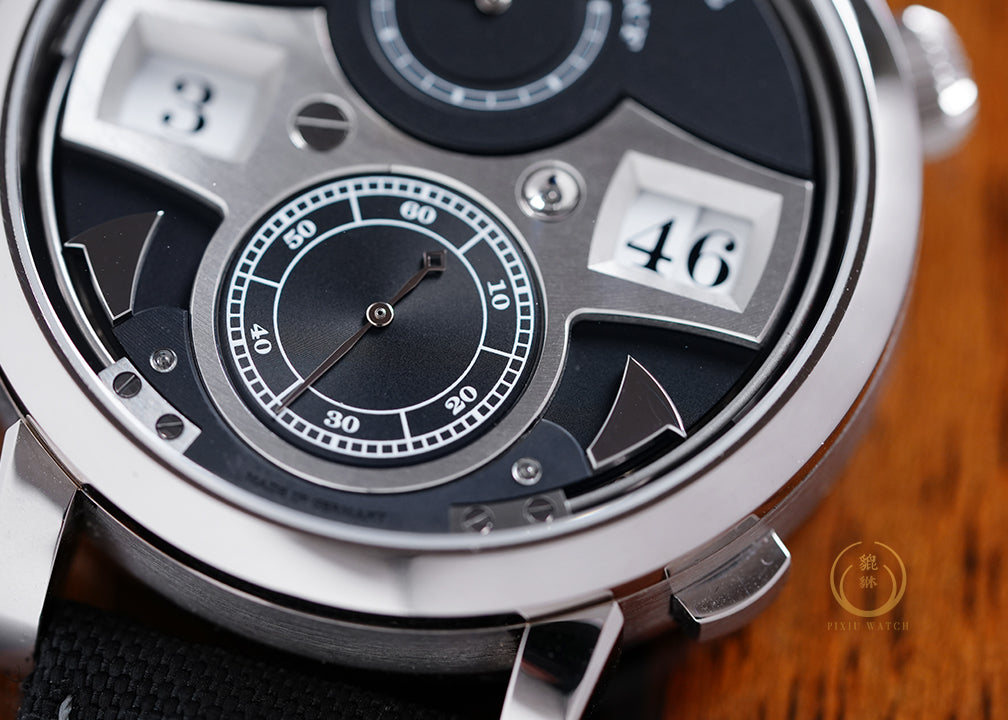 A. Lange Zeitwerk Striking Time White Gold