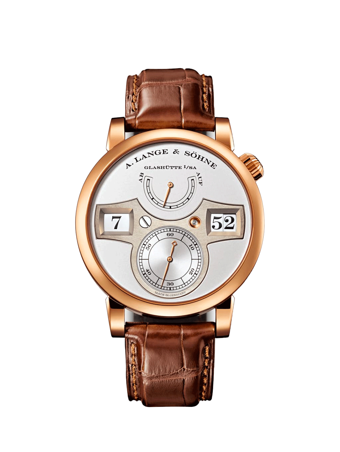 A. Lange & Sohne Zeitwerk Pink Gold
