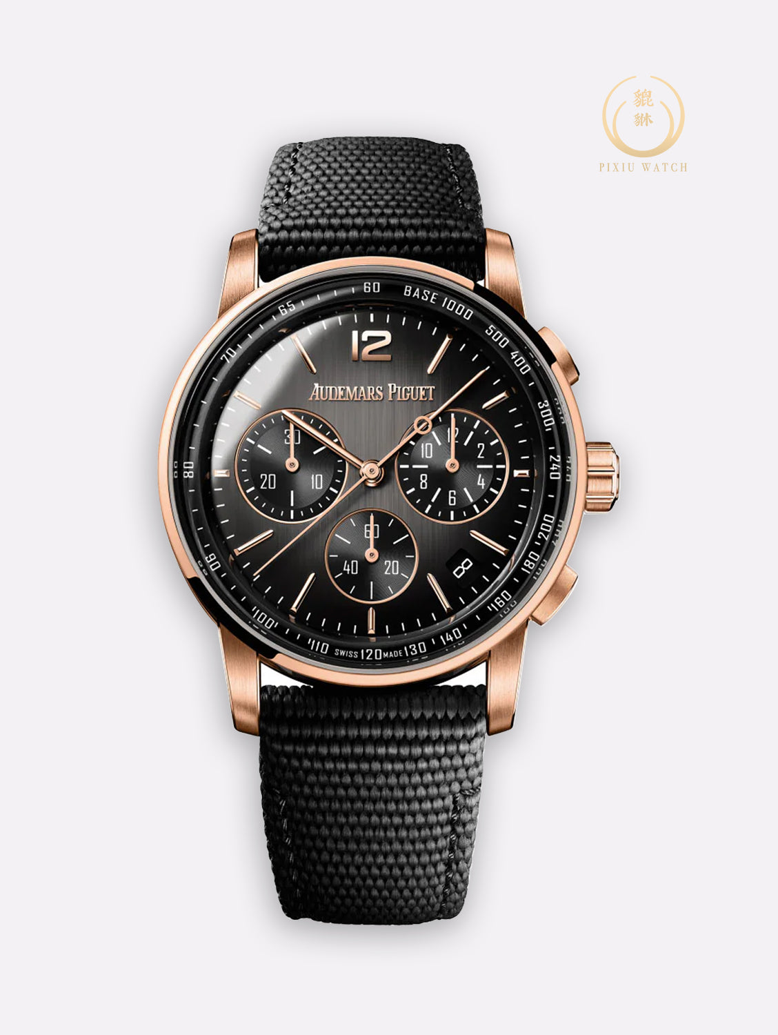 AP CODE 11.59 Pink Gold Black Ceramic