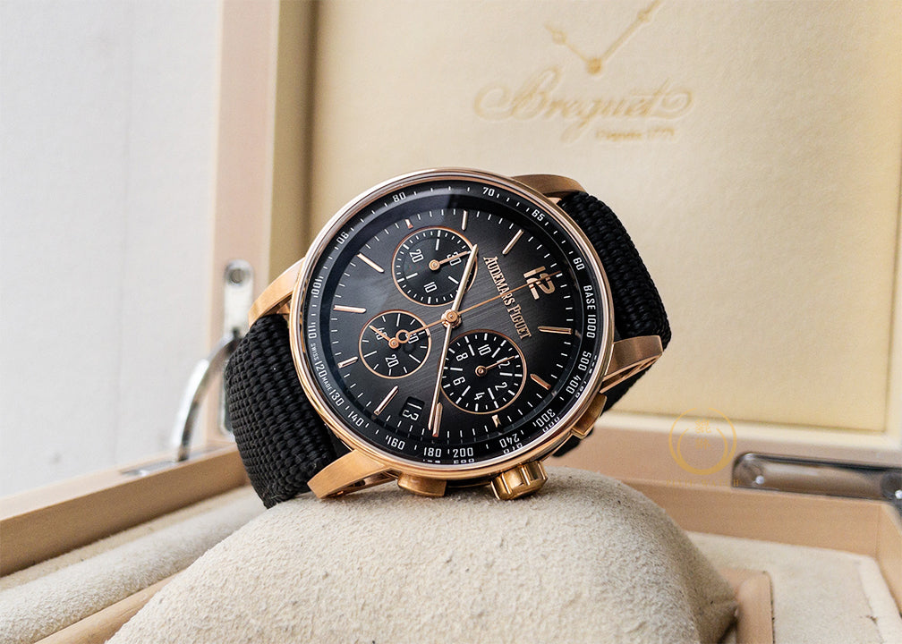 AP CODE 11.59 Pink Gold Black Ceramic