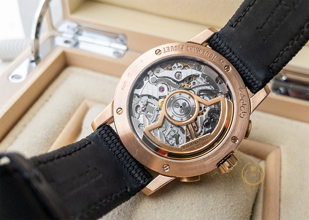 AP CODE 11.59 Pink Gold Black Ceramic
