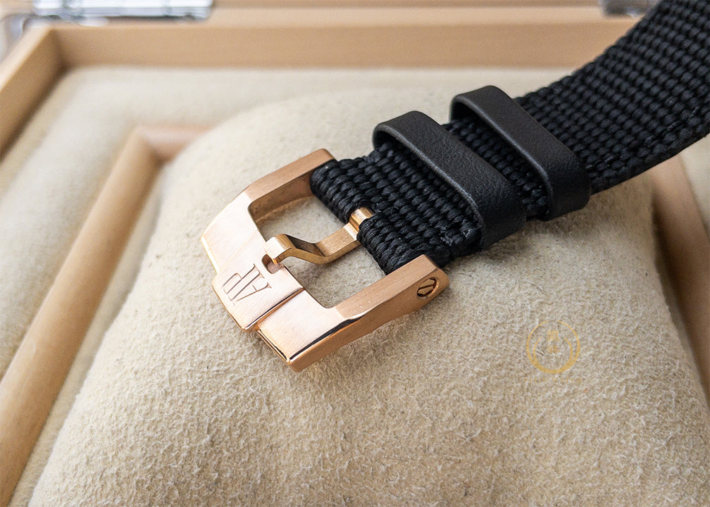 AP CODE 11.59 Pink Gold Black Ceramic