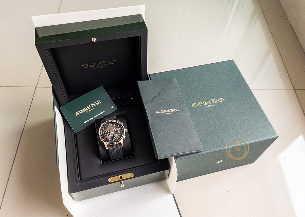 AP CODE 11.59 Pink Gold Black Ceramic
