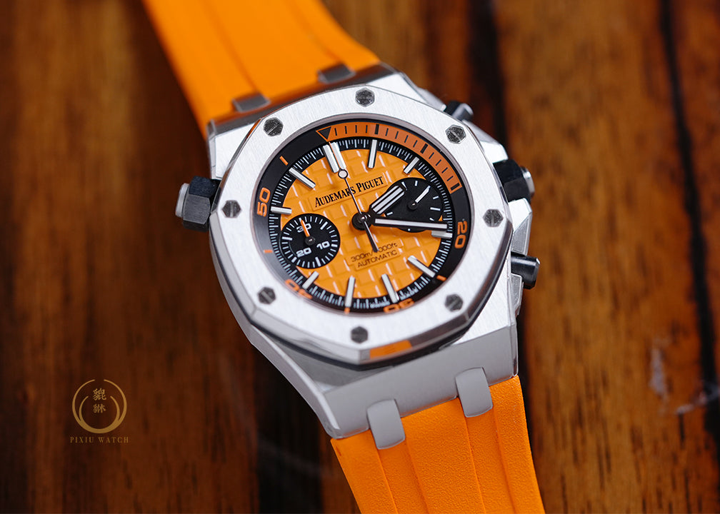 AP ROO Diver Chronograph Orange 26703ST