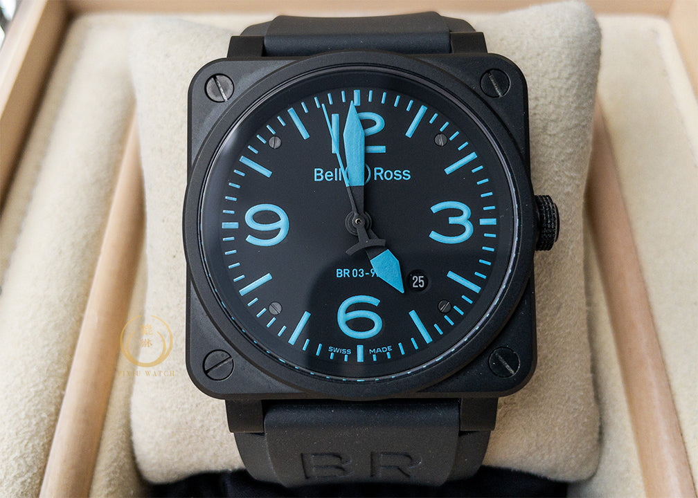 Bell & Ross Aviation Instruments BR0392-BLUE