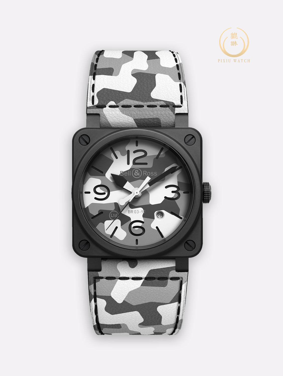 bell-ross-br-03-92-white-camo-secondhand-มือสอง