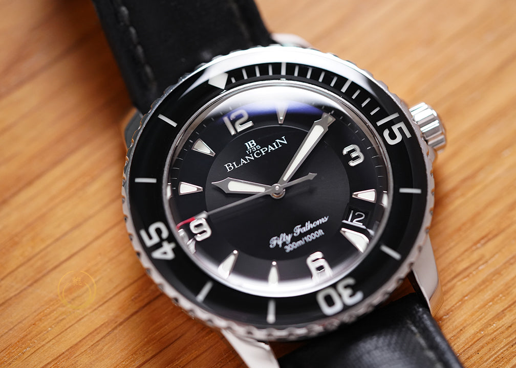 blancpain-fifty-fathoms-5015-black-steel-secondhand-มือสอง_03