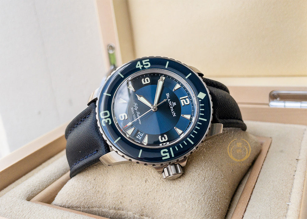 Blancpain Fifty Fathoms 5015 Blue Ti