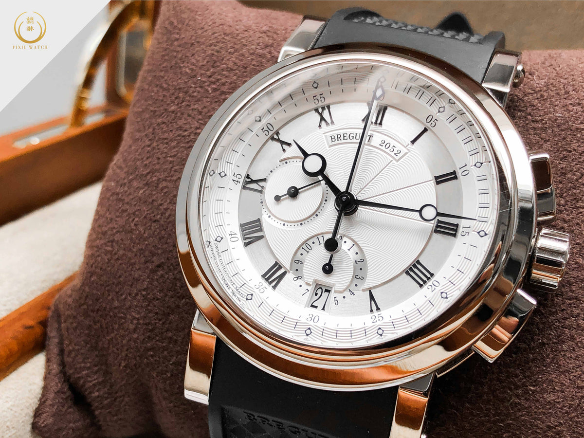 Breguet Marine Chronograph 18K White Gold