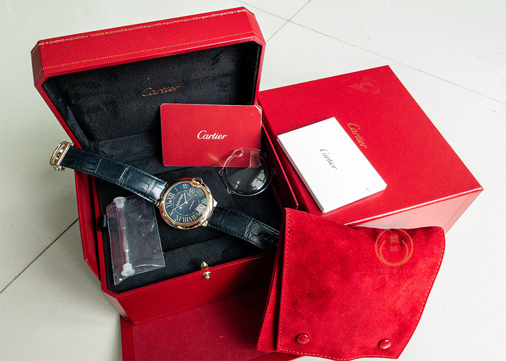 “New” Cartier Ballon Bleu 3941 Rose Gold