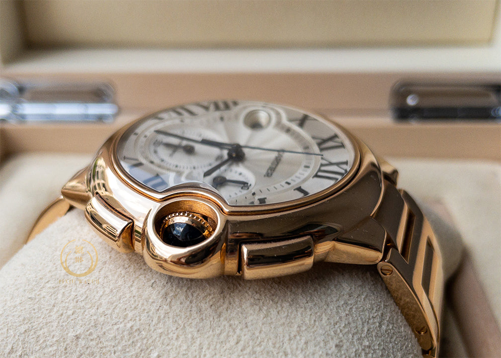 Cartier Ballon Bleu Chronograph Pink Gold