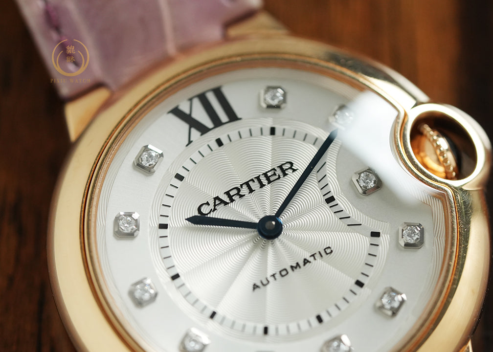Cartier Ballon Bleu Red Gold Diamonds