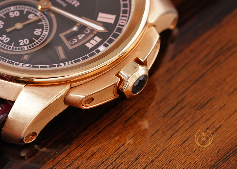 Cartier Calibre Dark Brown Rose Gold