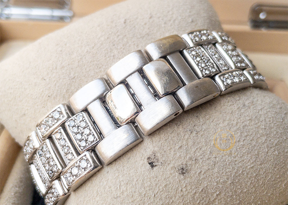Cartier Pasha Date Diamonds WG