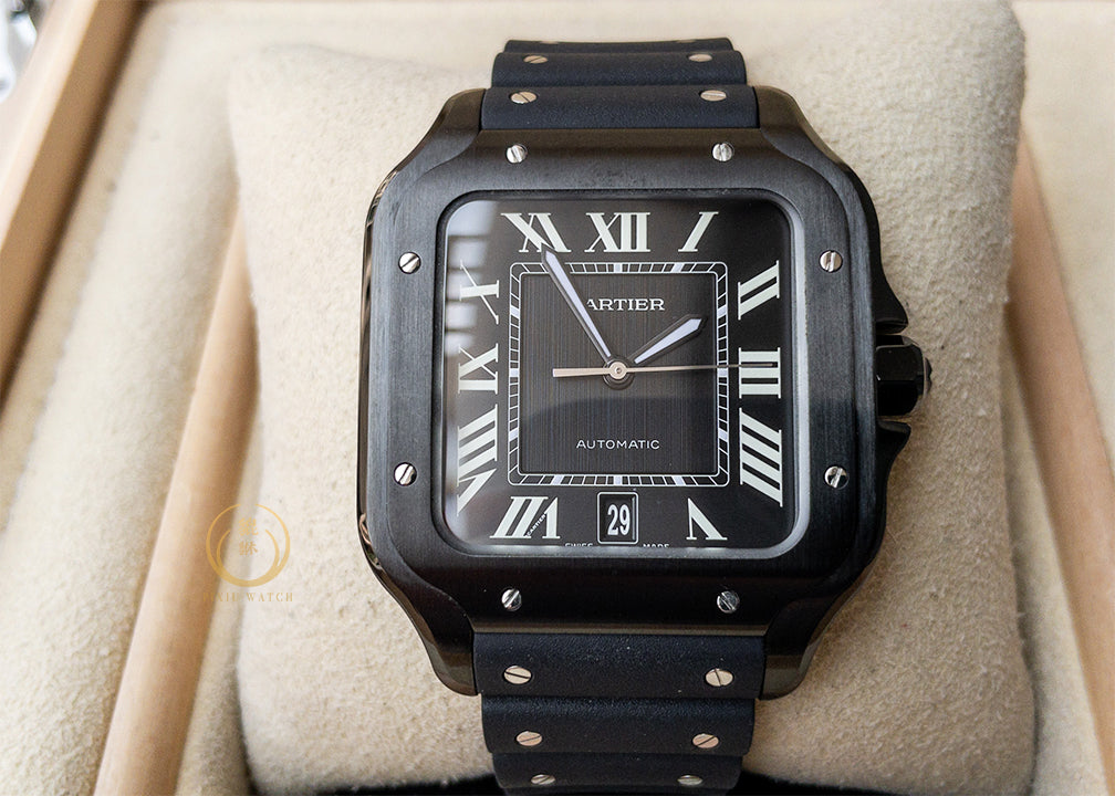 Cartier Santos Black Steel ADLC