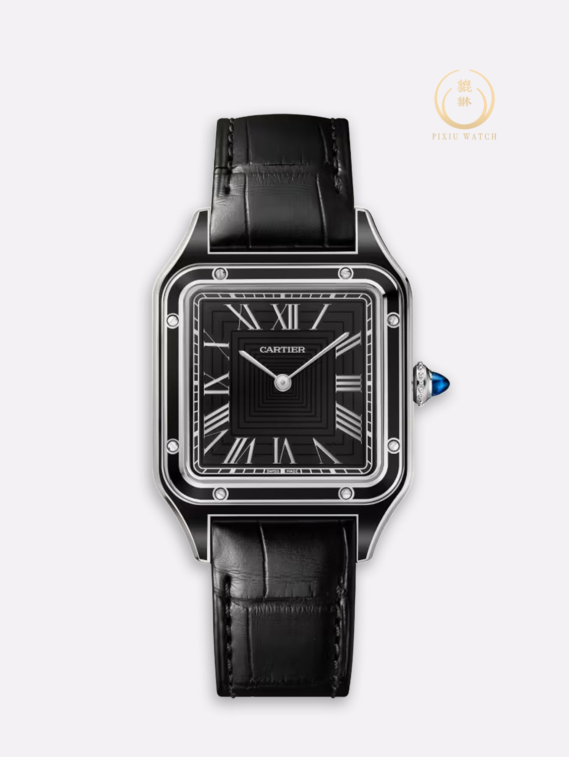 Cartier Santos Dumont Black Lacquer