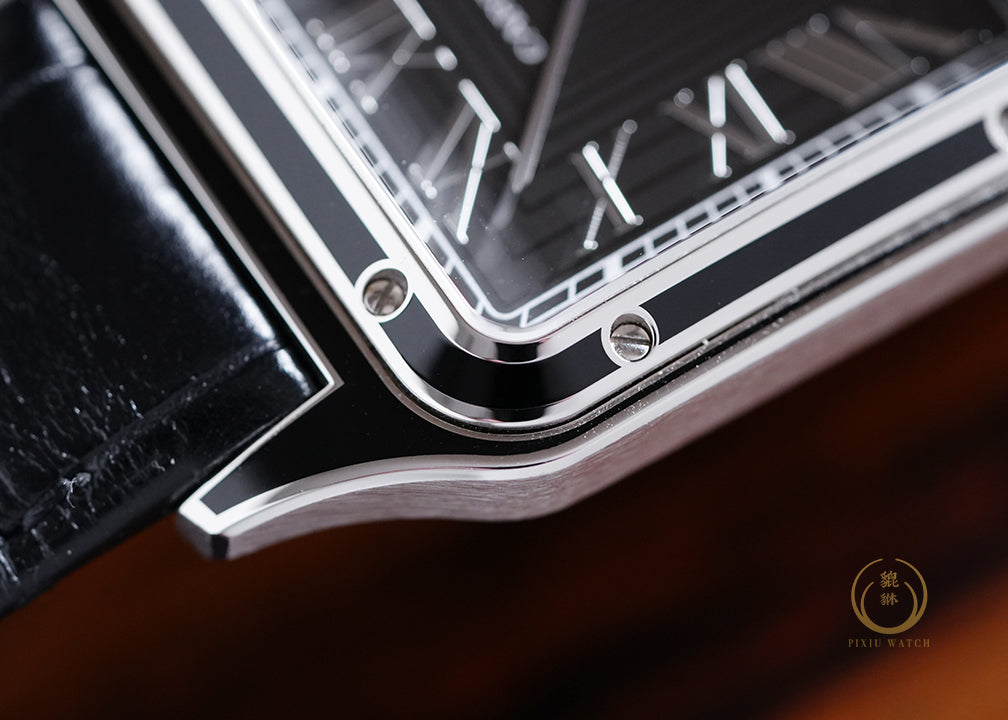 Cartier Santos Dumont Black Lacquer