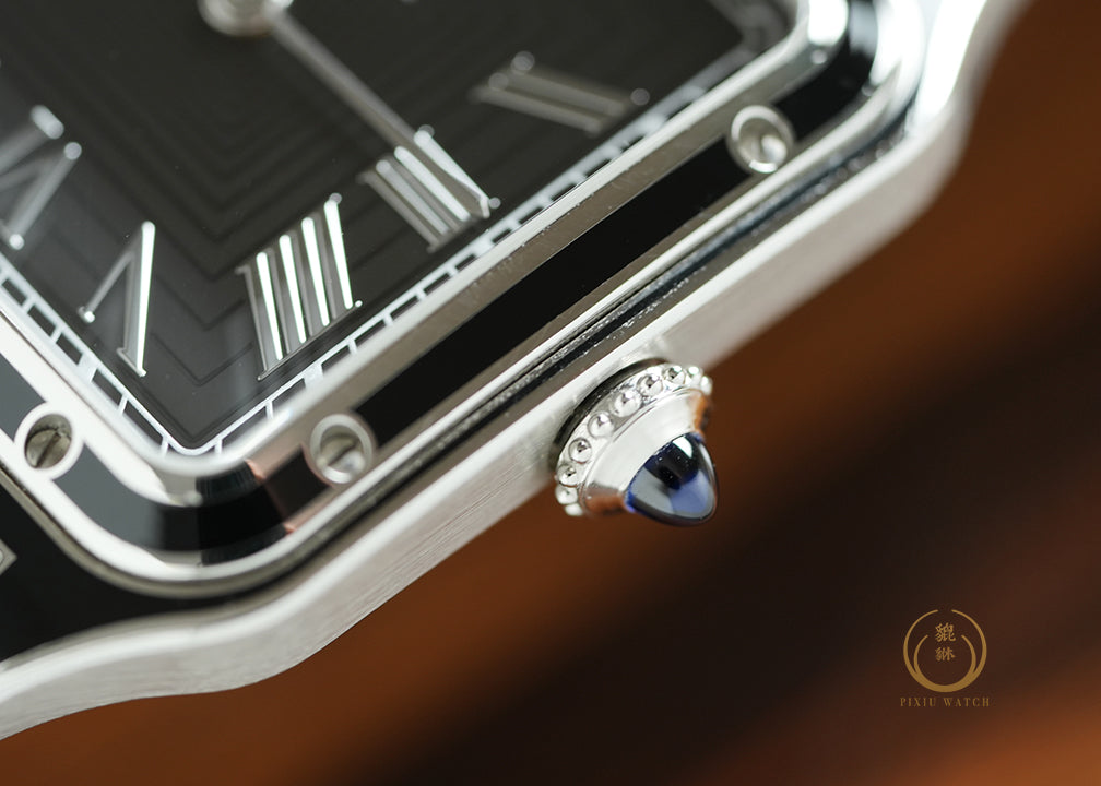 Cartier Santos Dumont Black Lacquer