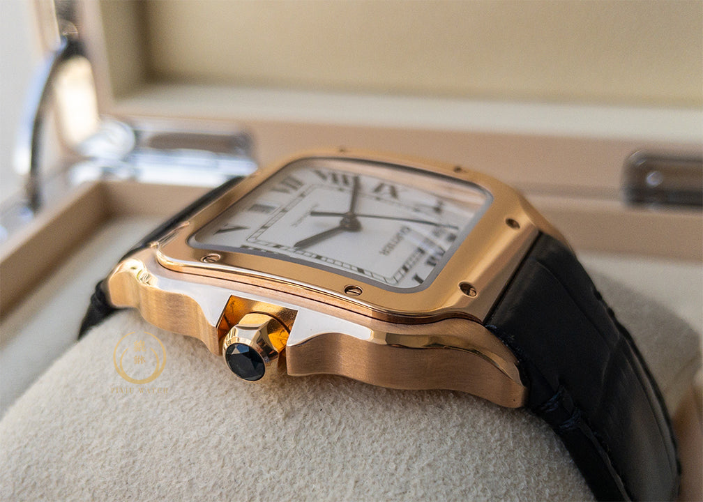 Cartier Santos Large Model Red Gold