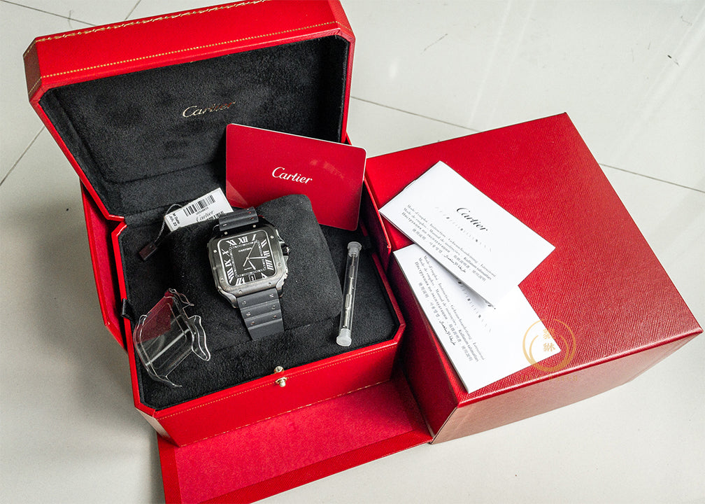Cartier Santos Black Steel ADLC