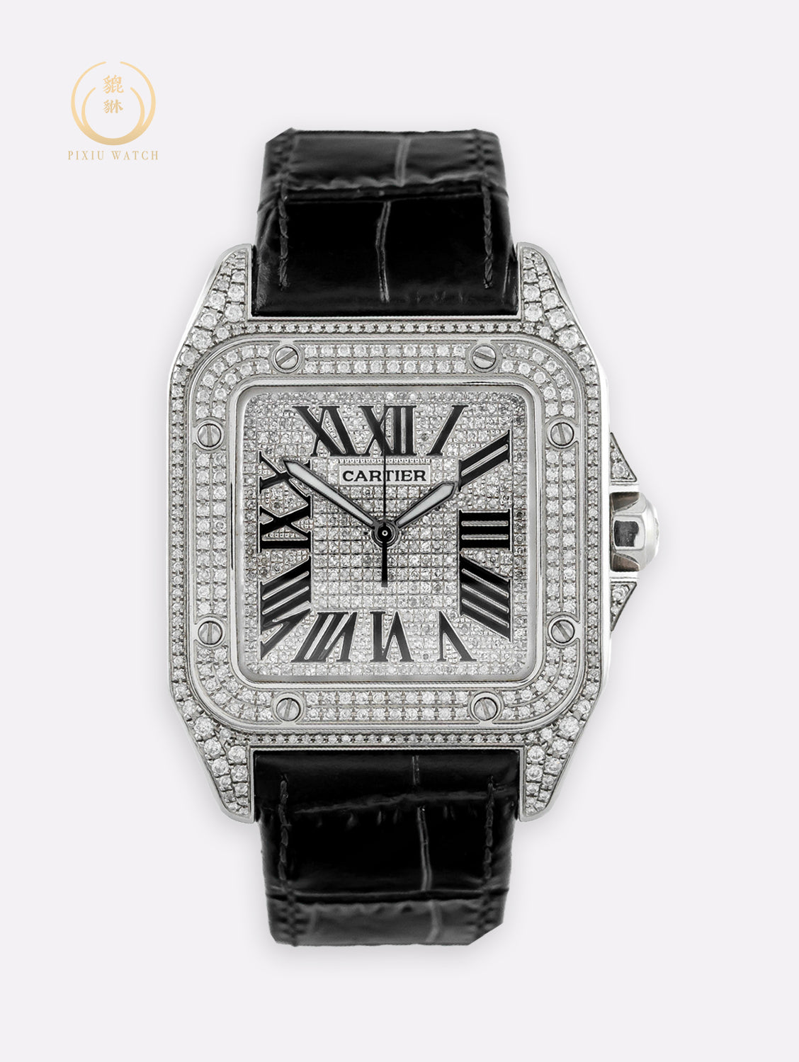 Cartier Santos Large Model Steel W20073X8