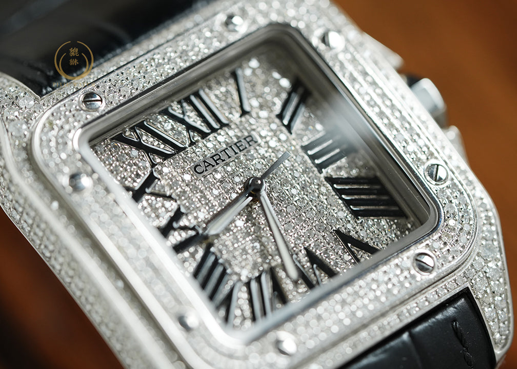 Cartier Santos Large Model Steel W20073X8