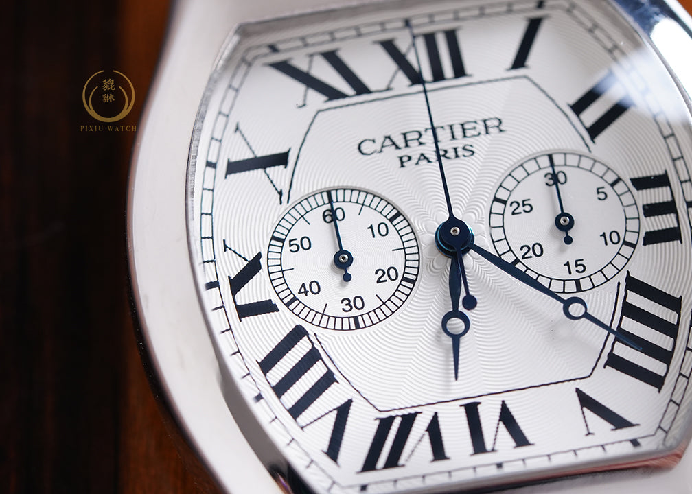 Cartier Tortue CPCP Monopusher White Gold