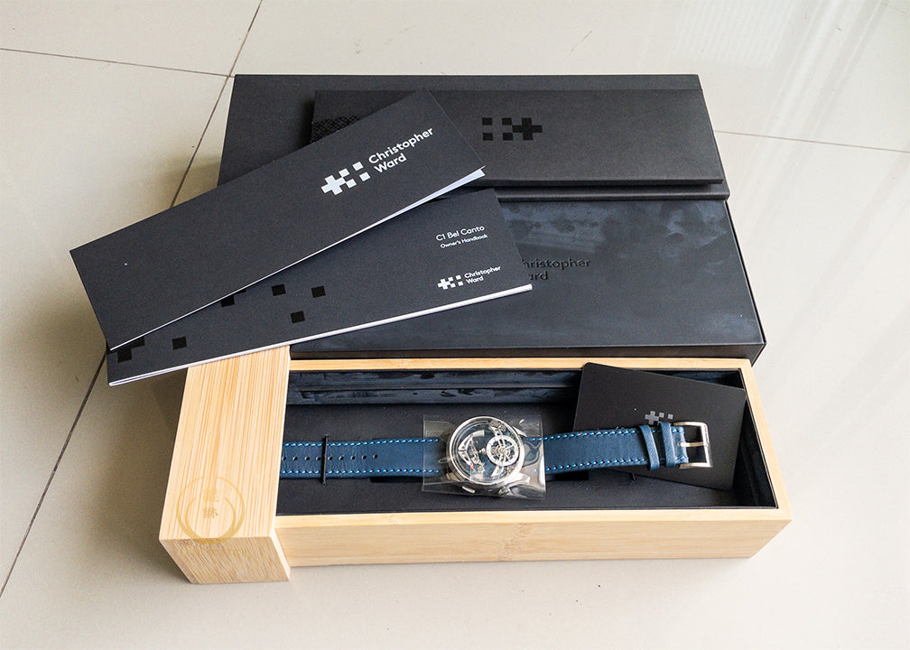 Christopher Ward C1 Bel Canto Azzurro Blue Limited