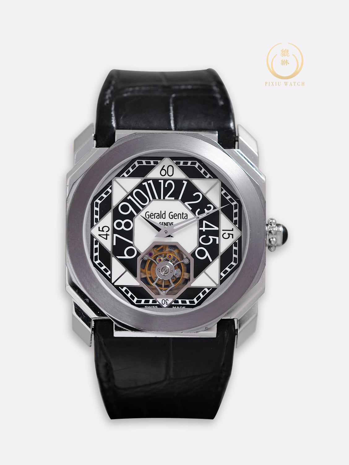 Gerald Genta Tourbillon Retrograde Pt950