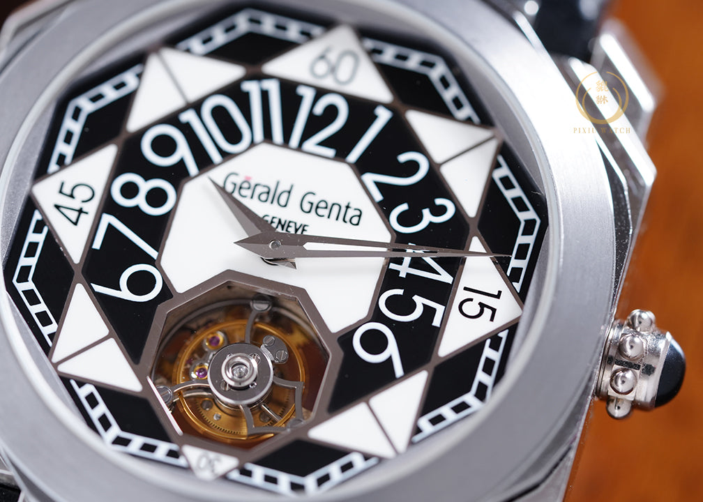 Gerald Genta Tourbillon Retrograde Pt950