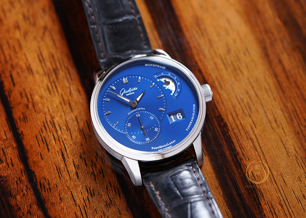 Glashutte Original PanoMaticLunar Blue