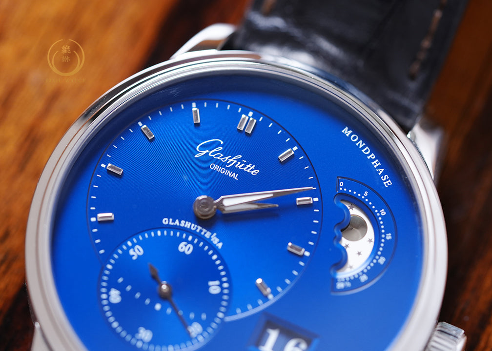 Glashutte Original PanoMaticLunar Blue