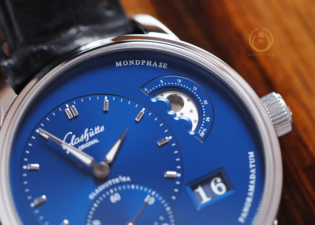 Glashutte Original PanoMaticLunar Blue
