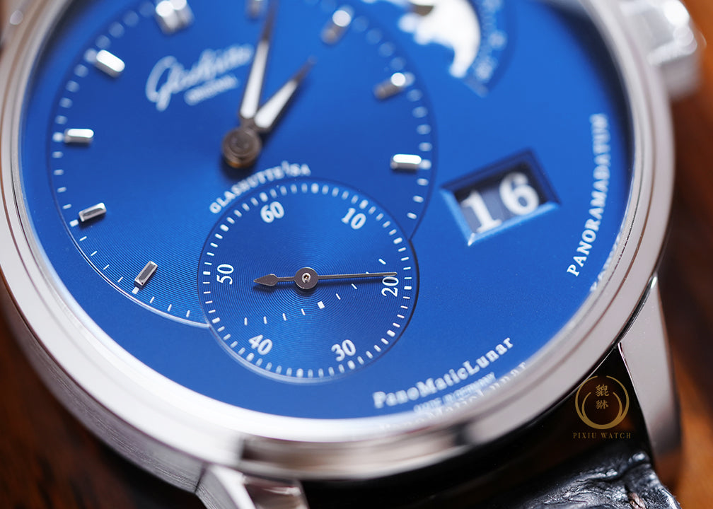 Glashutte Original PanoMaticLunar Blue