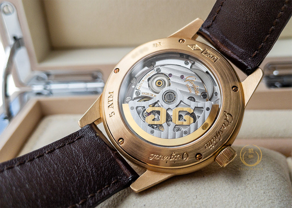 Glashutte Original Senator Moonphase Gold