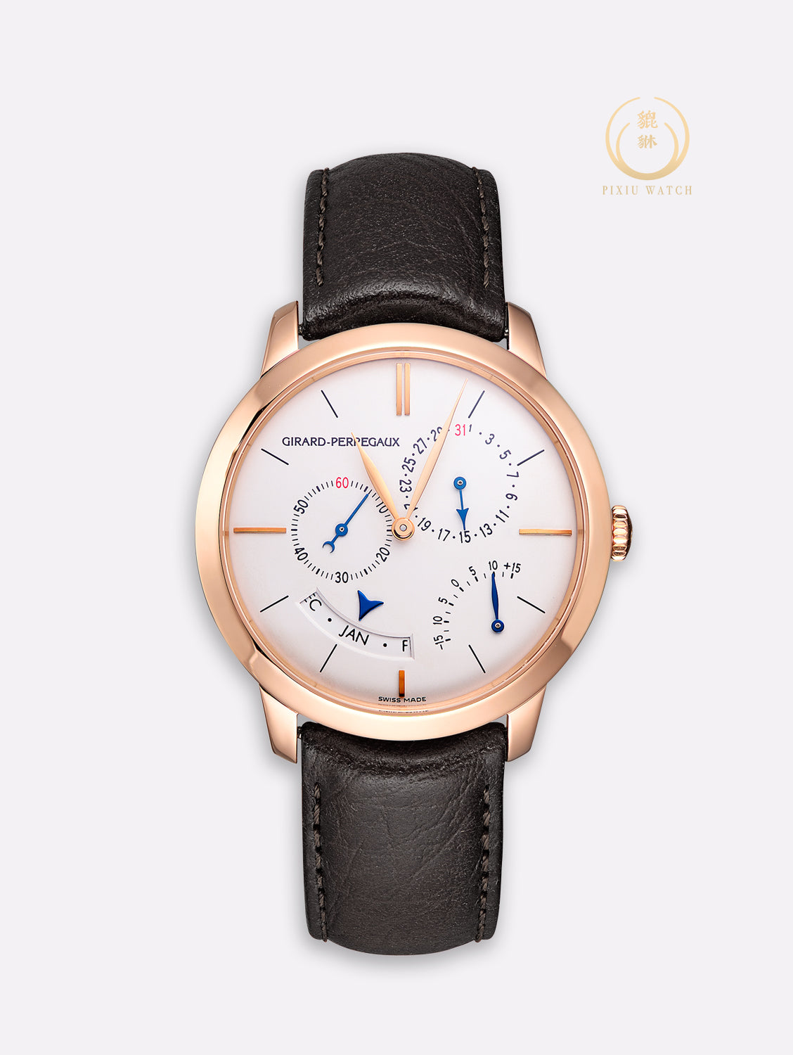 Girard-Perregaux 1966 Annual Calendar Pink Gold