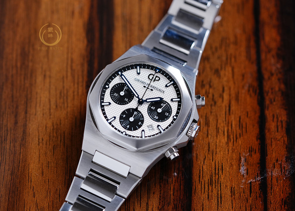 Girard Perregaux Laureato Chrono Panda Dial Steel