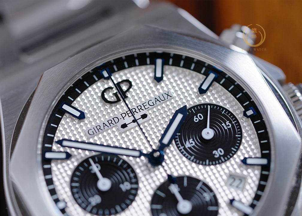 Girard Perregaux Laureato Chrono Panda Dial Steel