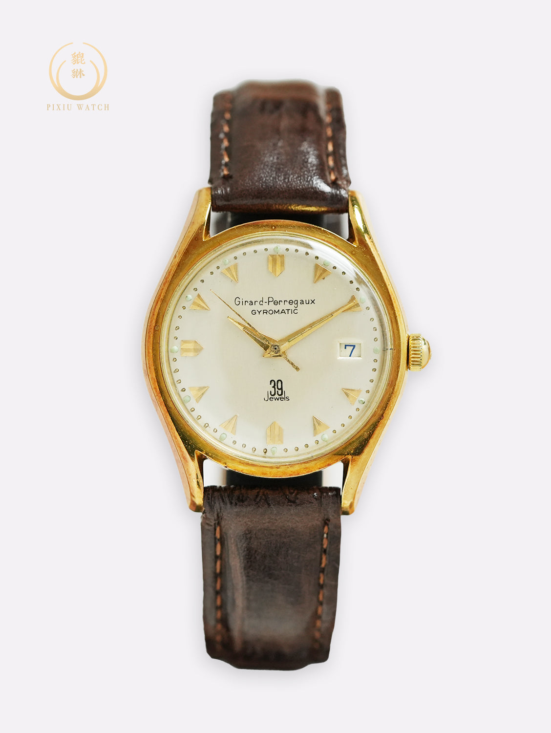 GP Vintage Gyromatic 39 Jewels Automatic