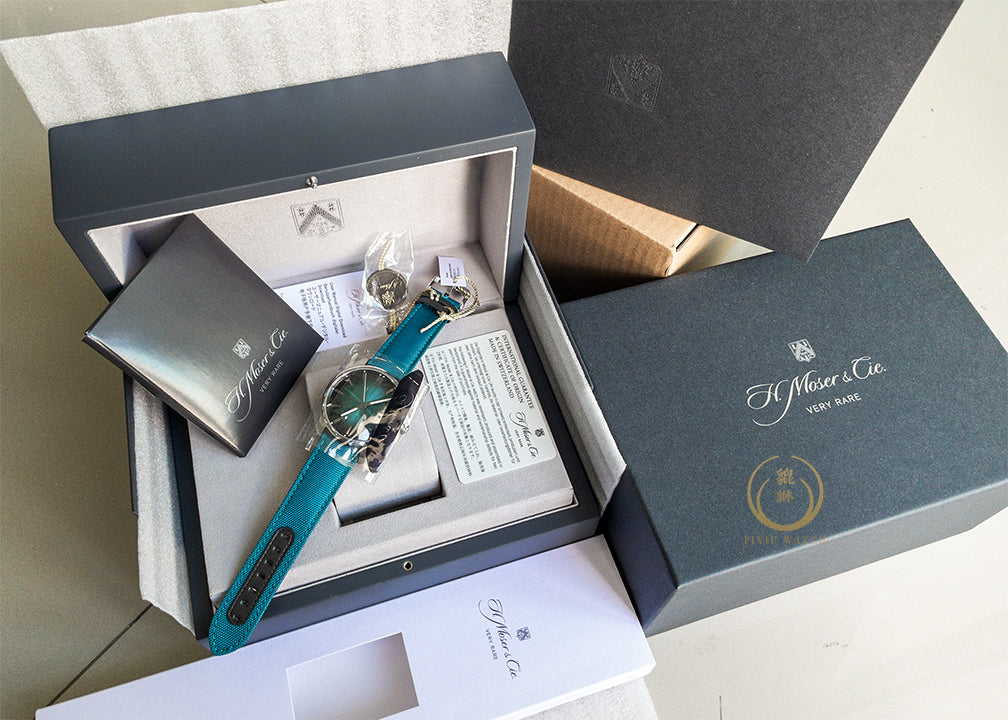 “Brand New” H. Moser & Cie. Pioneer Blue Lagoon