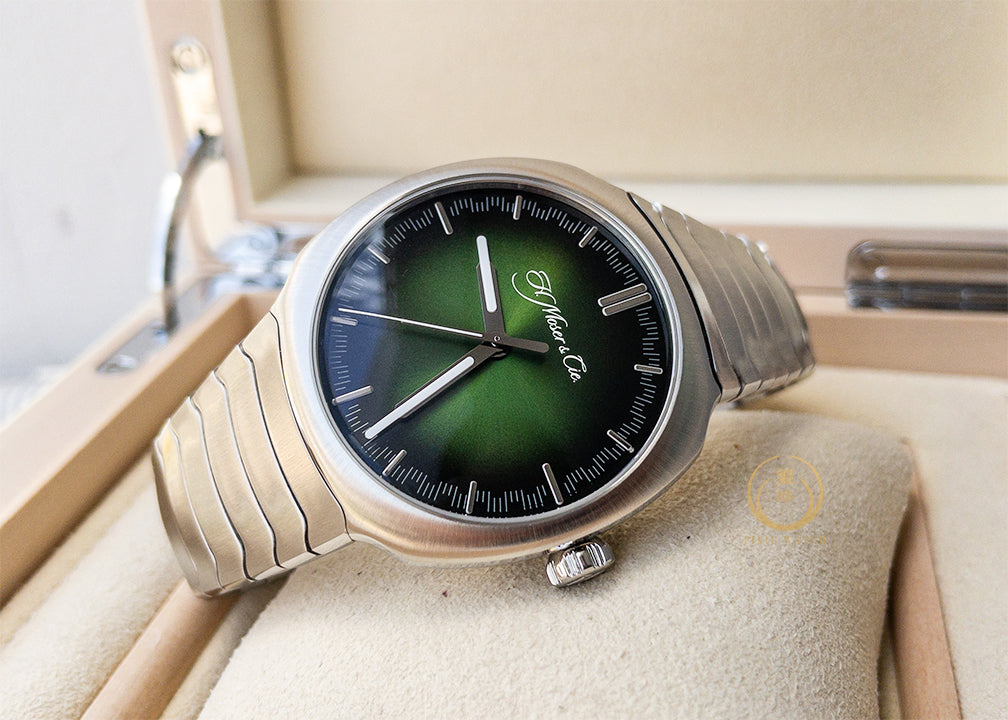 H. Moser & Cie. Streamliner Matrix Green