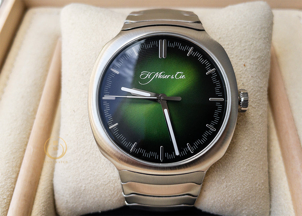 H. Moser & Cie. Streamliner Matrix Green