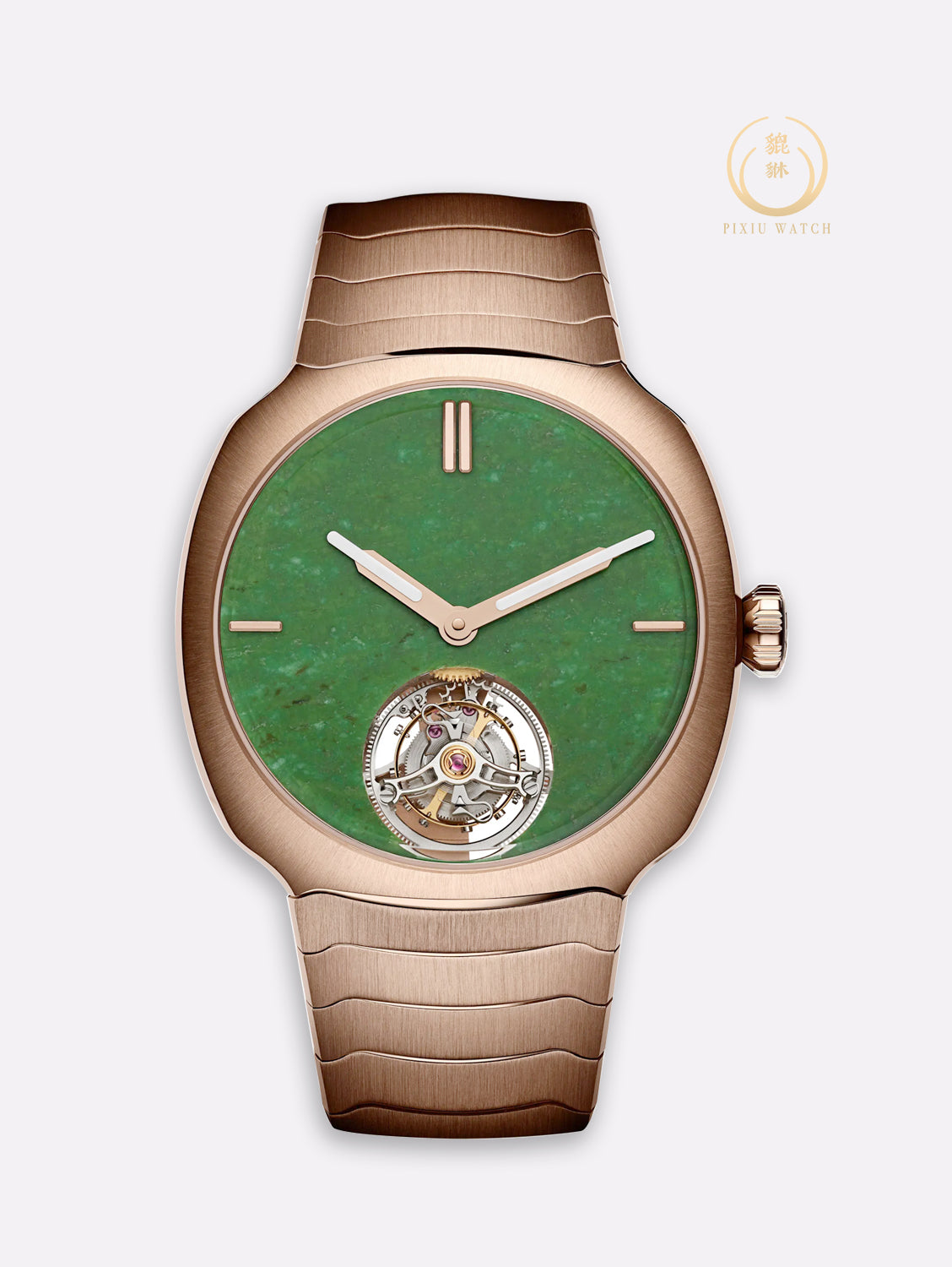 H. Moser Streamliner Tourbillon Wyoming Jade