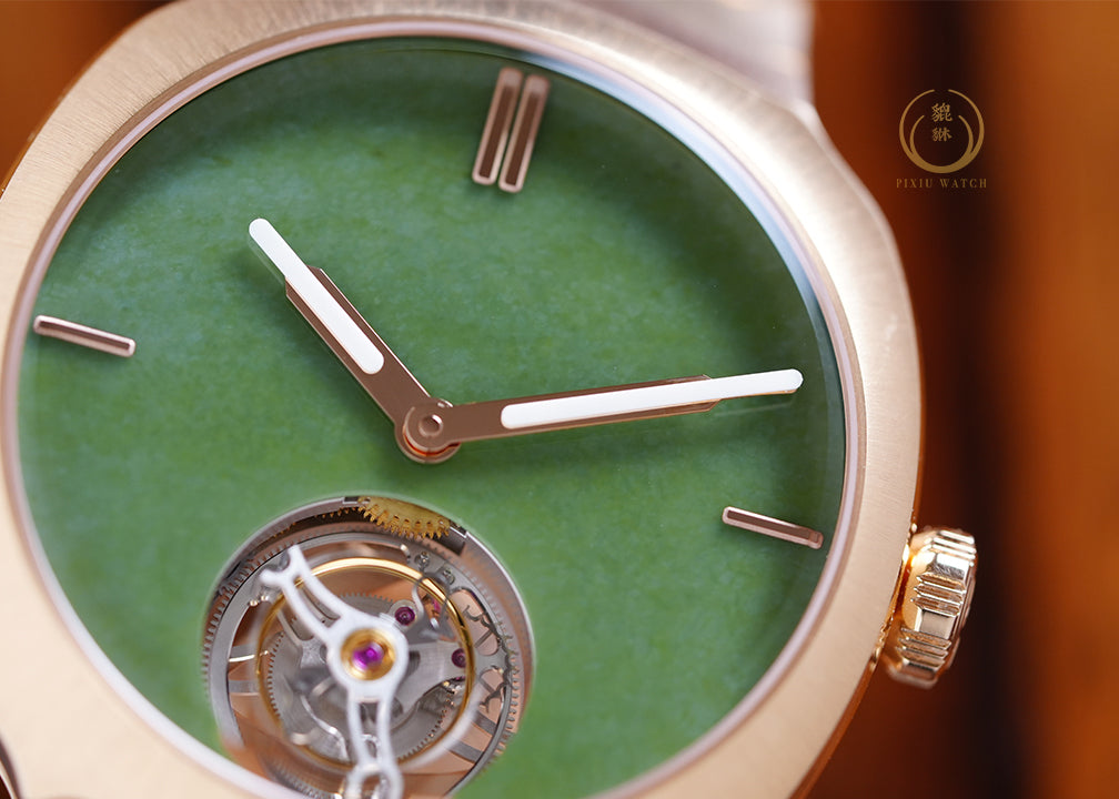 H. Moser Streamliner Tourbillon Wyoming Jade